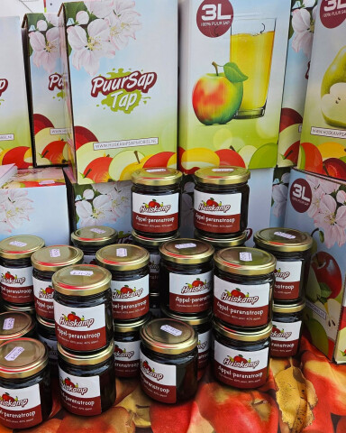 Appel peren stroop en sap