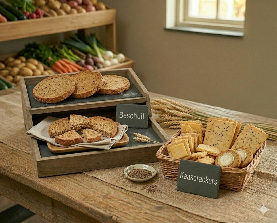 Beschuit en crackers
